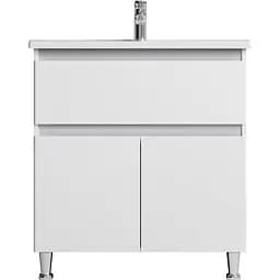 Тумба з умивальником AM.PM X-Joy 80 см підлогова 1 ящик білий M85-FSX8053-WC0803WG38 Білий