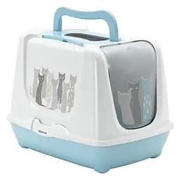 Moderna Trendy Cat Maasai 57.4x44.8x42.7 см закрытый туалет для котов c угольным фильтром и совком дизайн