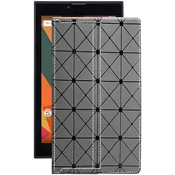 Чохол StatusCASE з екошкіри для планшету Bravis NB76 Сірий ромб