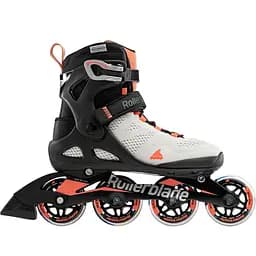 Ролики жіночі Rollerblade Macroblade 80 Womens 260 Сірий-Червоний - мініатюра 2