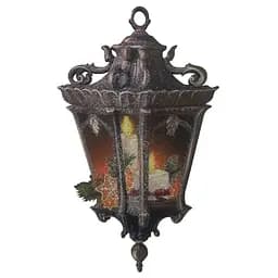 Прикраса новорічна Mis Lt Ліхтар 2Д дерев'яний