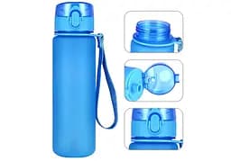 Пляшка для води EasyFit AquaFlow 600 мл Синя (EF-7003-BE) - мініатюра 2