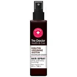 Спрей для волосся The Doctor Health&Care Keratin + Arginine + Biotin Maximum Energy Hair Spray, 150 мл
