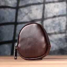 Невеликий гаманець для монет із натуральної шкіри Vintage s_15101 коричневий - мініатюра 7