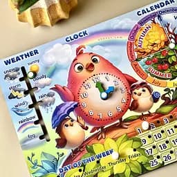 Розвиваюча гра Календар - 2 Пташка (ПСД260) PSD260 ENG - мініатюра 3