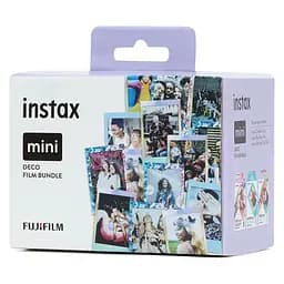 Фотопапір Fujifilm Instax Mini Deco Film Bundle 30шт. 3 картриджа по 10 аркушів Confetti Blue і Mermaid