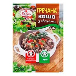 Каша Козуб продукт Гречана з овочами 40 г (910147)