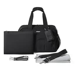 Сумка для мам Babyono для прогулянкової коляски Active чорного кольору 40 см x 20 см x 25  см (1650/01)