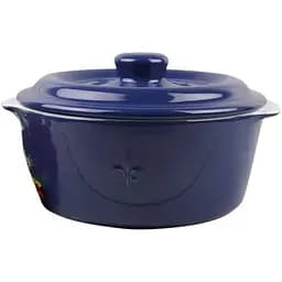 Кастрюля для запекания Fontignac OW0015 с крышкой керамическая круглая 2 л