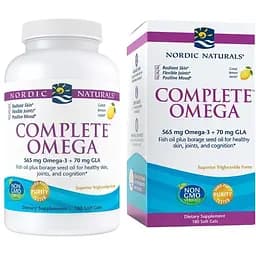 Жирні кислоти Nordic Naturals Complete Omega, 180 капсул лимон