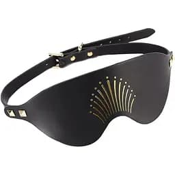 Розкішна маска на очі Zalo Blindfolds Black