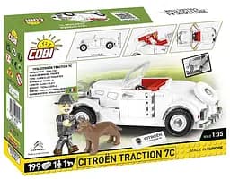 Конструктор дитячий автомобіль Citroen Traction 7C COBI 2264 - мініатюра 7