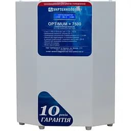 Стабилизатор напряжения тиристорный Укртехнология Optimum LV 7.5 7500 Вт 220 В стабилизация 95-220 12 ступеней