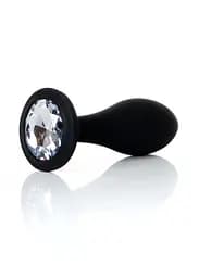 Анальная пробка силиконовая Jewellery Plug Clear - L Boss Series 64-00154 100352