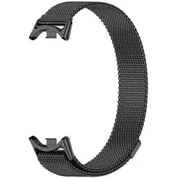 Ремешок металлический Mijobs миланское плетение для фитнес браслета Xiaomi Smart Band 9 Black