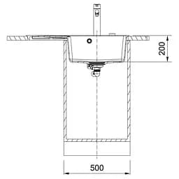 Кухонна мийка Franke Centro CNG 611-78 TL 114.0630.469 - мініатюра 4