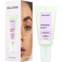 Крем для шкіри навколо очей Hollyskin Artichoke охолоджувальний 16 мл - мініатюра 2