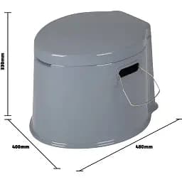 Біотуалет Bo-Camp Portable Toilet 7 л сірий (5502800) - мініатюра 6