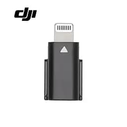 Адаптер-перехідник для мікрофона DJI Mic 1 Lightning, Чорний (CP.RN.00000333.01) - мініатюра 2