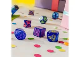 Набір кубиків Happy Birthday Dice Set: Streamers , 7 шт. (RHPB01) - мініатюра 4