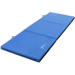 Мат гимнастический Gymtek жесткий 5 см с липучкой синий