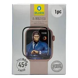Полімерна 3D плівка Blueo High-Molecule для Apple Watch 7/8/9 45mm (+ аплікатор) Чорний - мініатюра 5