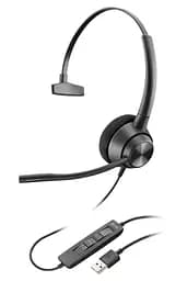 Компьютерная гарнитура Poly моно On-ear EncorePro 310 USB-A всенаправленный черный (767G1AA)