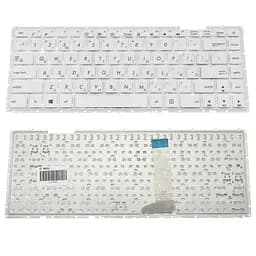 Клавіатура для ноутбука ASUS (X442 series) rus, white, без фрейма