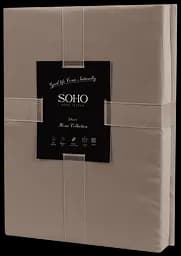 Комплект постільної білизни Полуторний Duet 150х200 см Beige/Mocha SOHO pbe0050797 - мініатюра 5