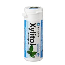 Жувальна гумка з ксилітолом Xylitol Chewing Gum Peppermint 30 шт, Miradent