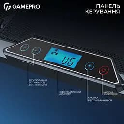 Підставка для ноутбука GamePro Black охолоджувальна (CP795) - мініатюра 3