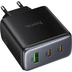 Мережевий зарядний пристрій Hoco C160A Upgrade PD65W Black [163534]