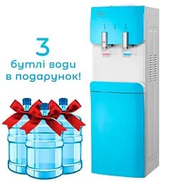 Кулер для води ViO Х217-FEC Blue з електронним охолодженням та шафкою - мініатюра 6