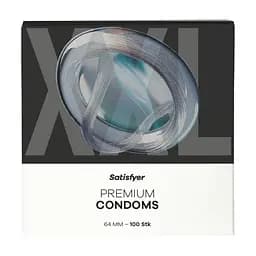 Презервативи Satisfyer Premium Condoms 64 мм (XXL), 100 шт.