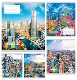 Тетради ученические 24 листа линия Твердая ТЕ42306 Городто, 20 шт. в упаковке