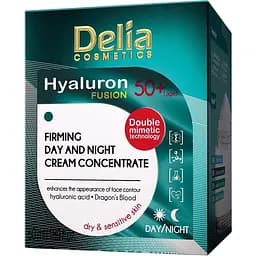 Крем для обличчя Delia Cosmetics Hyaluron Fusion  з ефектом ліфтингу 50+ 50 мл - мініатюра 2