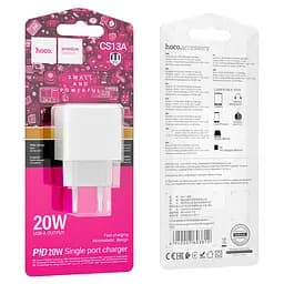 МЗП Hoco CS13A Ocean PD20W (1USB-C) White - мініатюра 3
