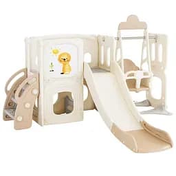 Дитячий ігровий комплекс Mealux Castle White / Brown (KD-B014 White / Brown)