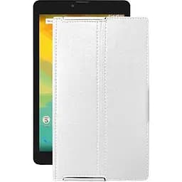 Чохол StatusCASE з екошкіри для планшету Prestigio Muze 3708 3G Білий