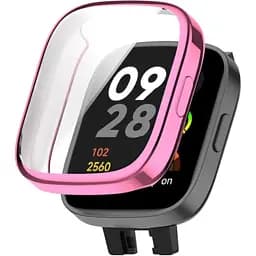 Чохол-накладка DK Silicone Face Case для Xiaomi Redmi Watch 3 (pink rose)