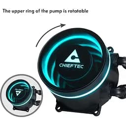 Система водяного охолодження Chieftec Iceberg 240 ARGB (CLC-240-RGB) [143791] - мініатюра 10