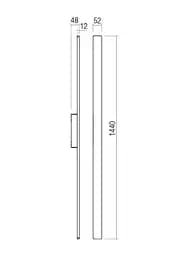 Бра вуличне REFLEXA AP LED SMD 24W IP54 DG 3000K(4.1.2) Redo 90433 - мініатюра 2