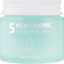 Крем-гель для обличчя FarmStay Hyaluronic 5 Water Drop Cream, 80 мл