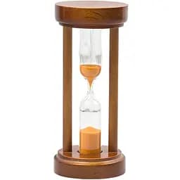 Пісочний годинник настільний Склоприлад 4-22, 10 хвилин, коричневий (300580)