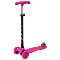 Детский самокат iTrike 32х13х75-84 см Розовый 000222544