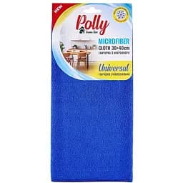 Ганчірка Polly з мікрофібри 30х40 см синя