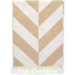 Плед-накидка Barine Fishbone Throw Mustard 180х130 см світло-коричневий (2000022193078)