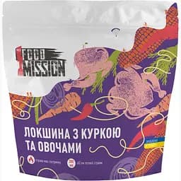 Лапша с курицей и овощами Food Mission 65 г