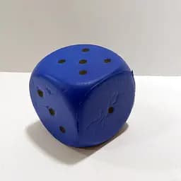 Кубик фомовий для настільних ігор "Кості гральні 5см" ZY124 середній (6903170010012) Синій
