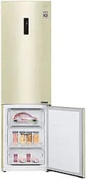 Холодильник LG GA-B509SEKM 203х68х60см 2 дв холодильне відділення 277 л морозильне відділення 107 л A++ NF Інв Диспл. зовнішні Бежевий (GA-B509SEKM) - мініатюра 6